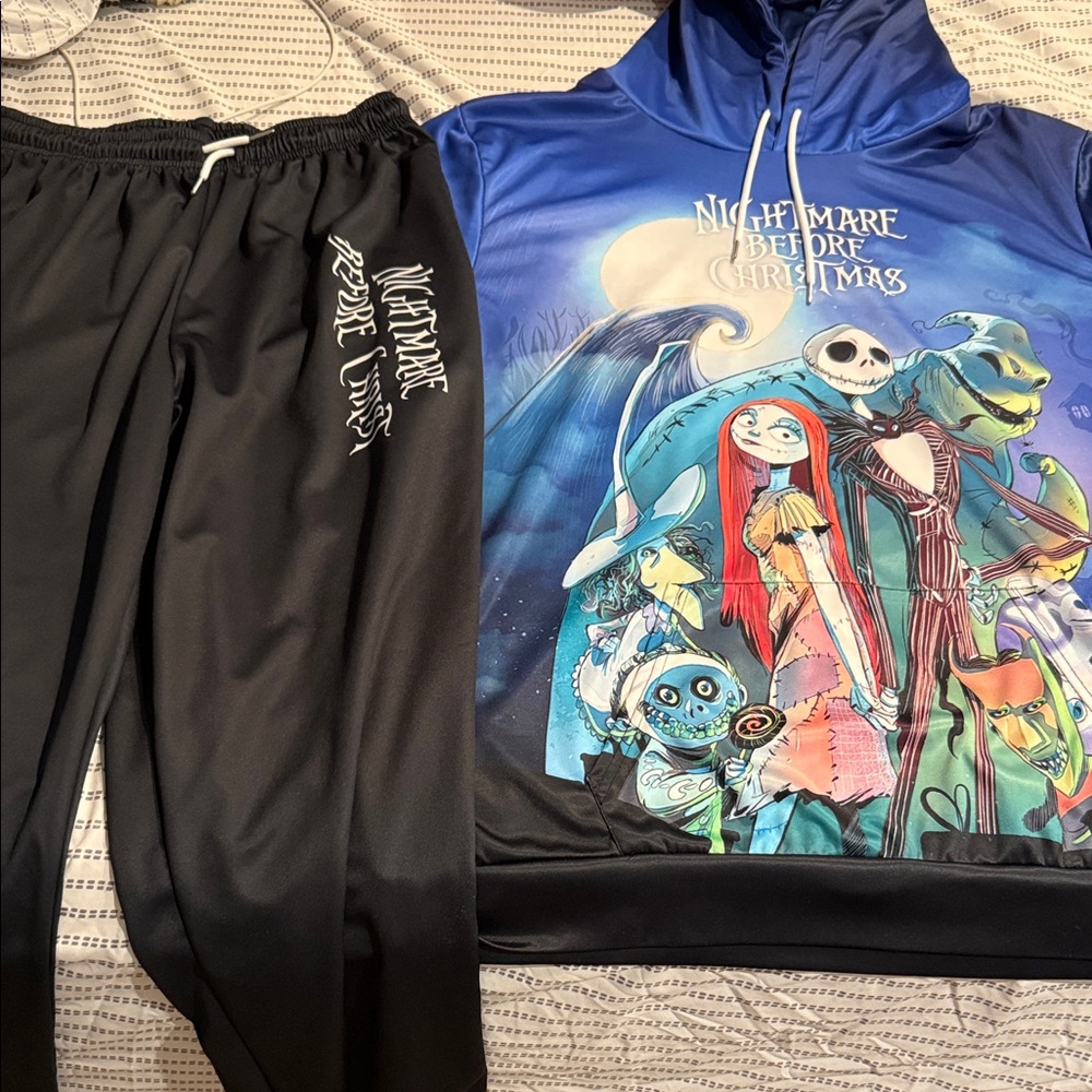 Nightmare Before Christmas Black Joggers